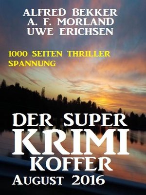 cover image of Der Super Krimi Koffer August 2016